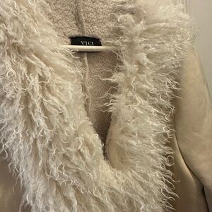 Vici Women's Faux Fur & Suede Jacket